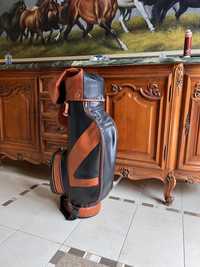 Чанта за голф от естествена кожа