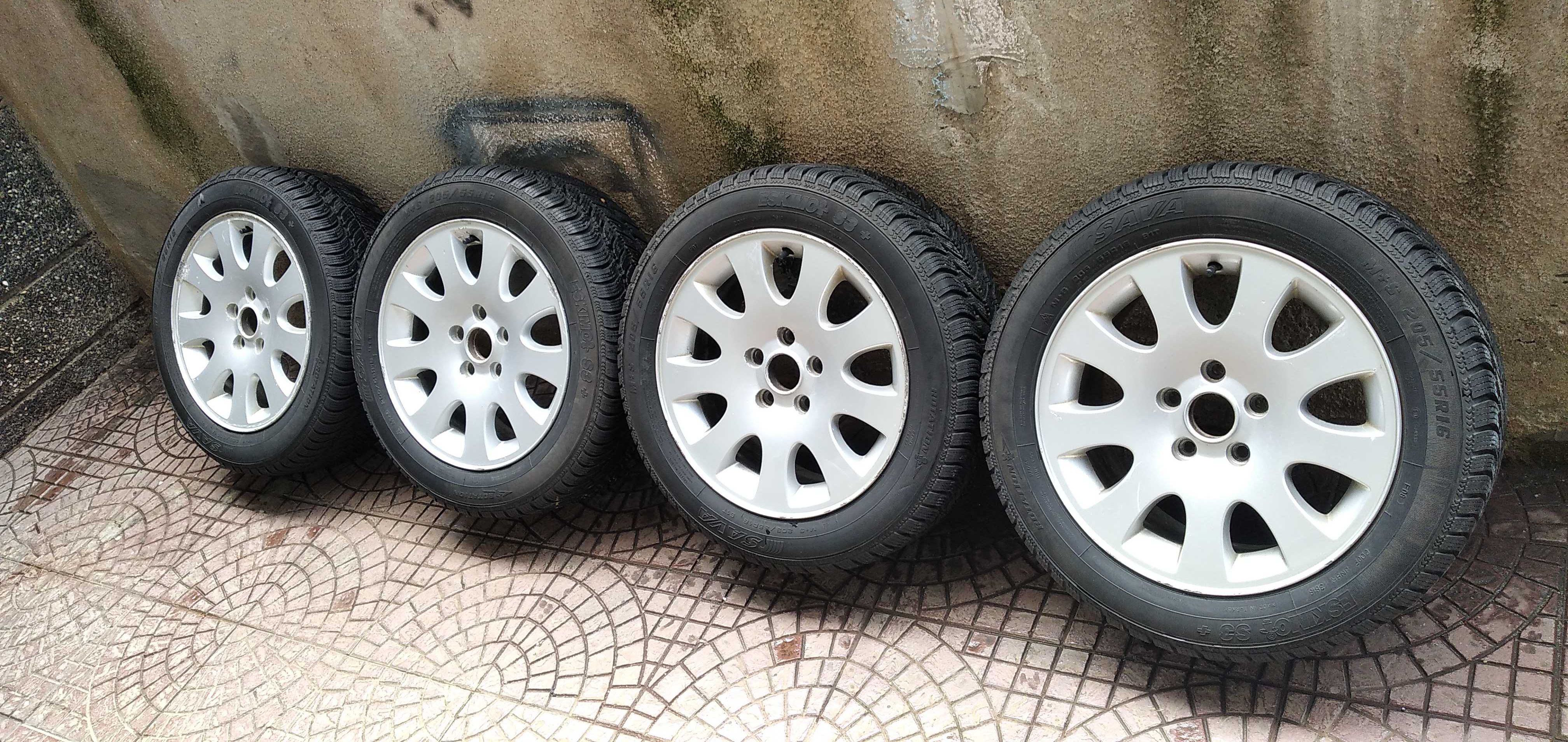 Комплект зимни джанти и гуми 16" 5x112 205/55 R16