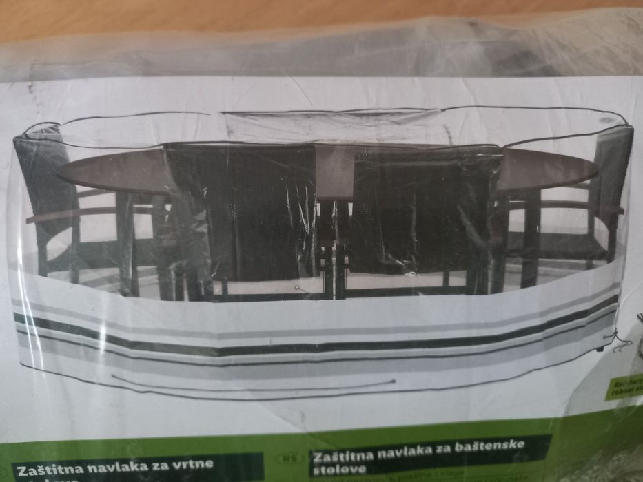 Покривало за градински мебели, прозрачно