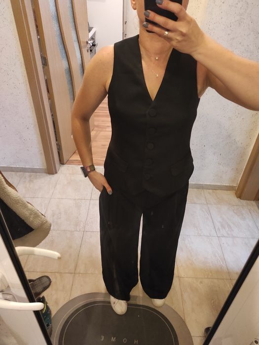 Cliche панталон и елек, размер Л