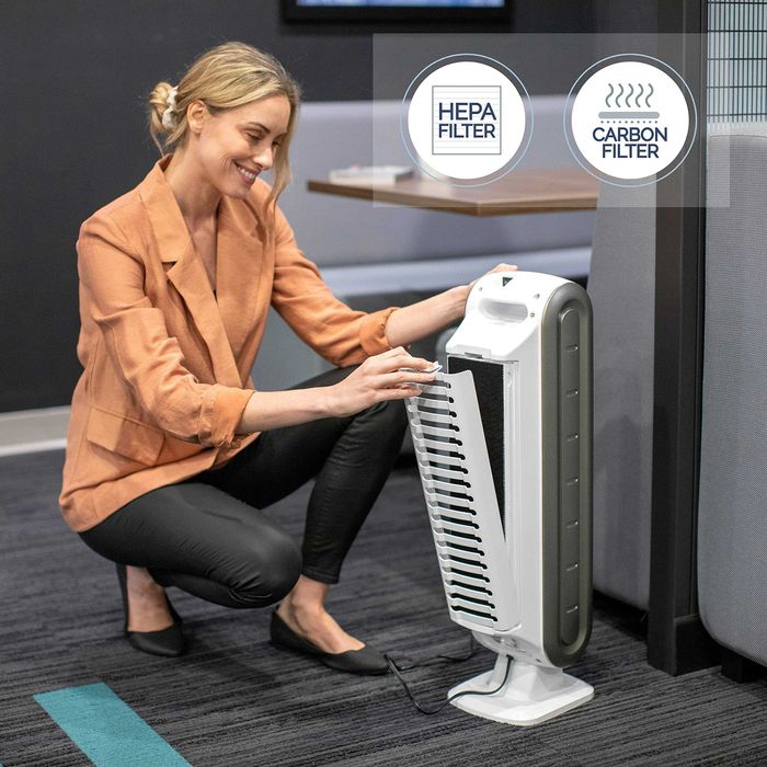 Пречиствател на въздух Fellowes DX5 Aeramax, за помещения до 18 m2 НОВ
