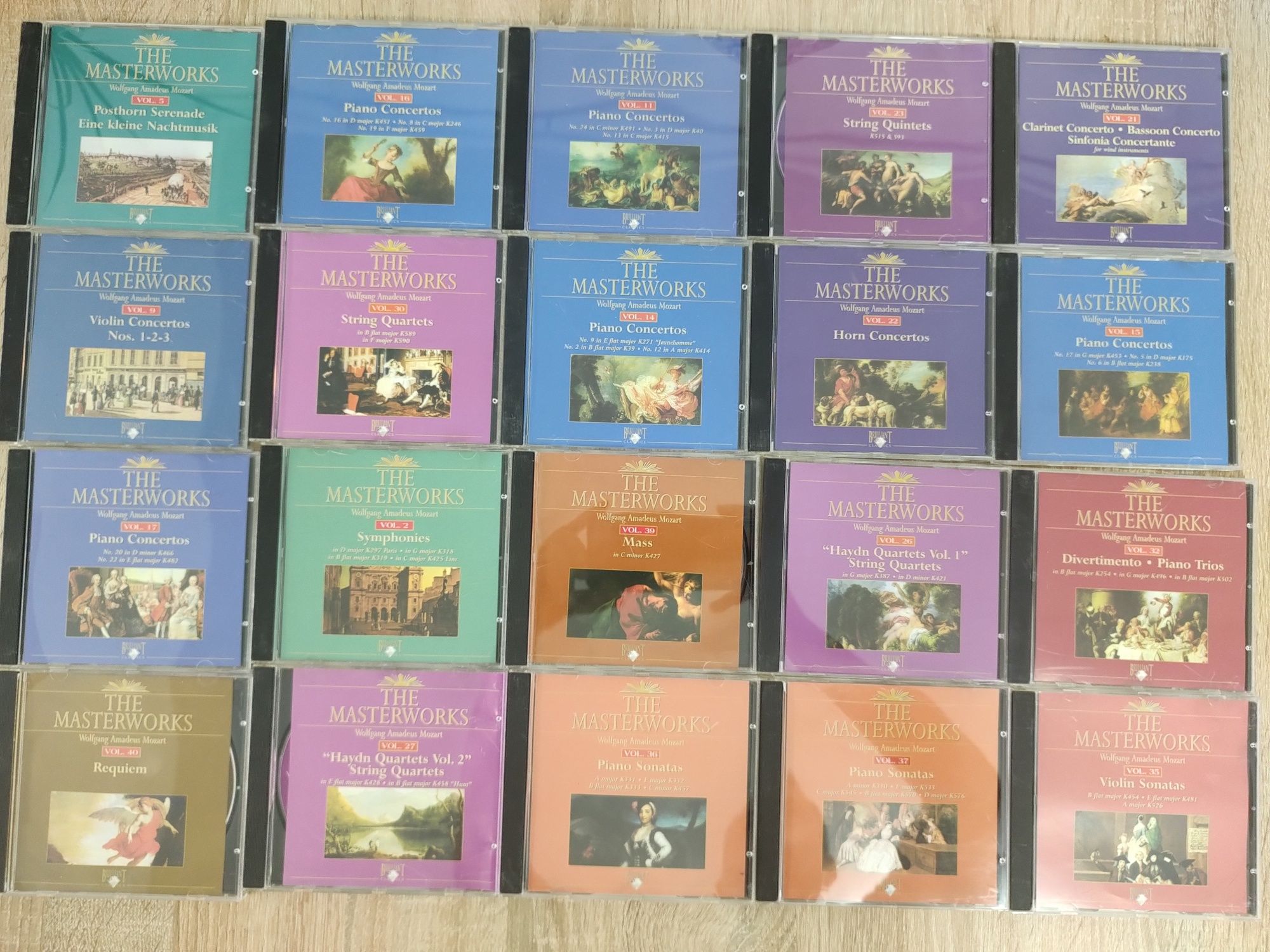 Colectie 40 cd originale clasica W. Amadeus Mozart