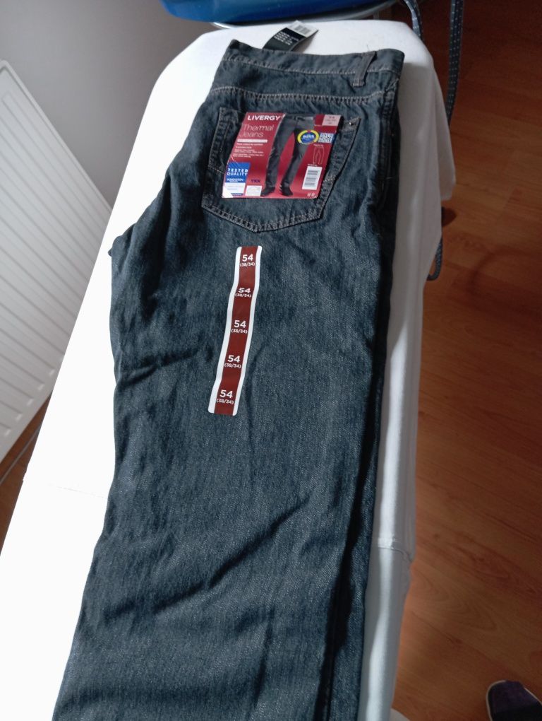 Jeans thermal Livergy masura 54 barbati