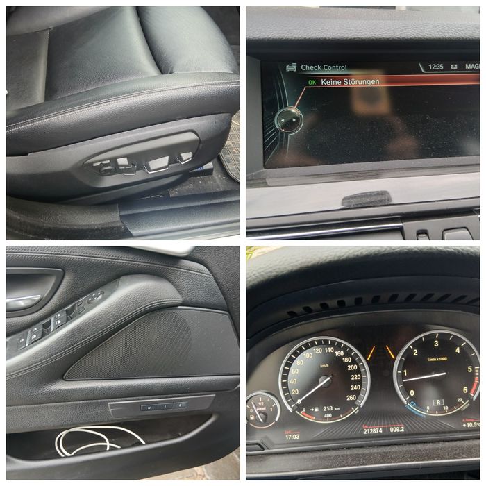 Vând BMW seria 5 Luxury  Xdrive, euro 6

Interior piele 
Scaune confor