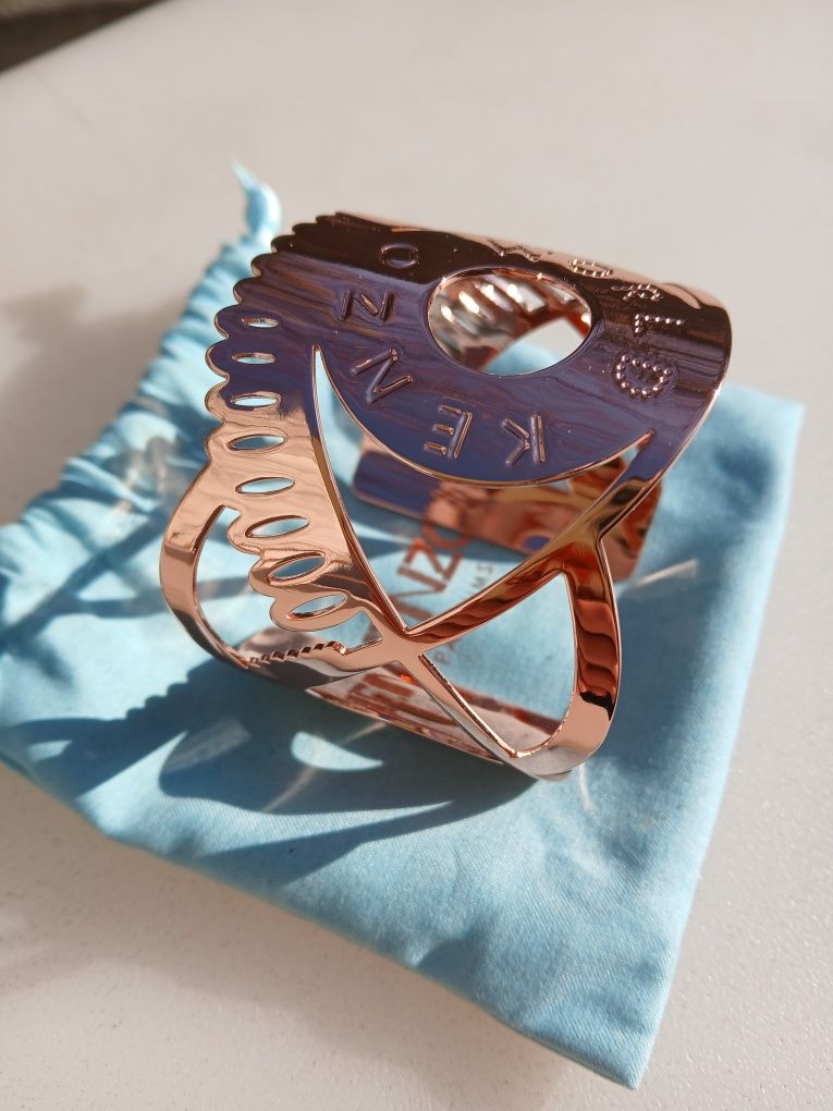 Bratara Kenzo World rose-gold, impecabila