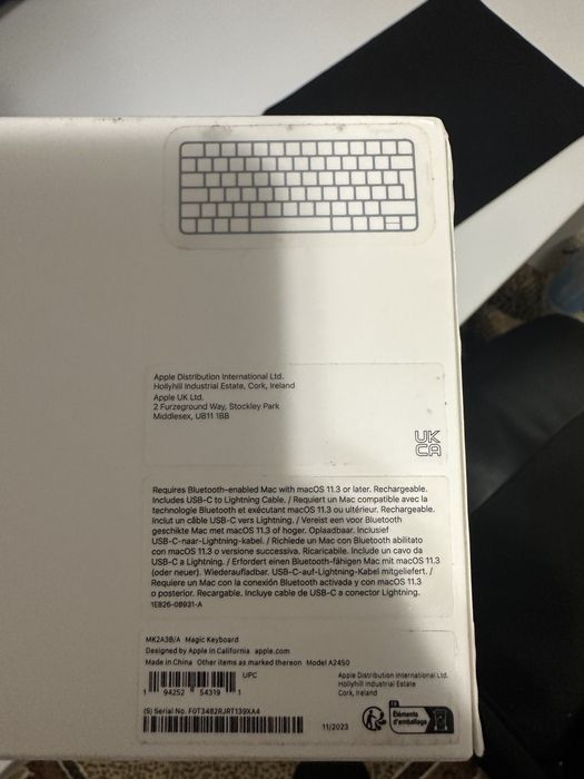 Magic keyboard Apple + Magic mouse Apple