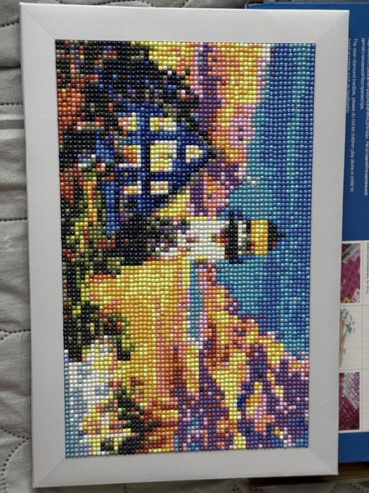 Алмазная картина собранная
