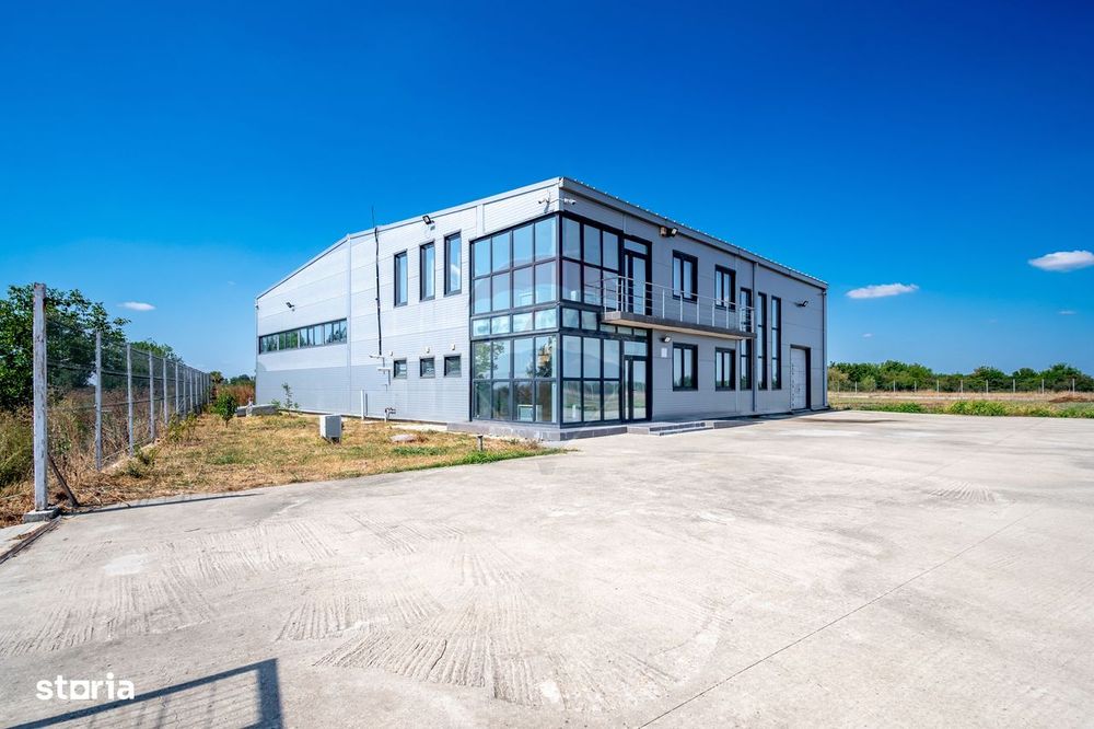 Hala de vanzare, 600 mp constructie, 7000 mp teren, Racari Dambovita