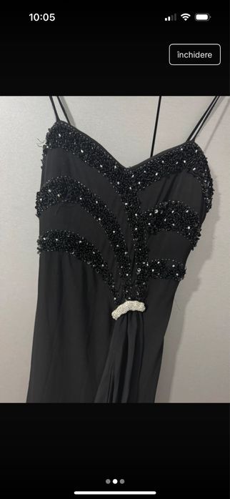 Rochie neagra eleganta de seara