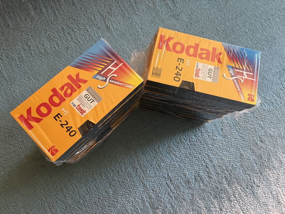 Casete Video VHS Basf Kodak Tdk 240 minute