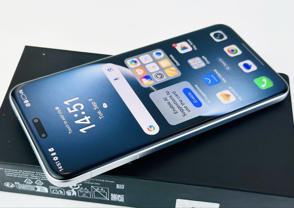 НОВ! Honor Magic 7 Pro 5G 512GB 12RAM Lunar Gray Гаранция!