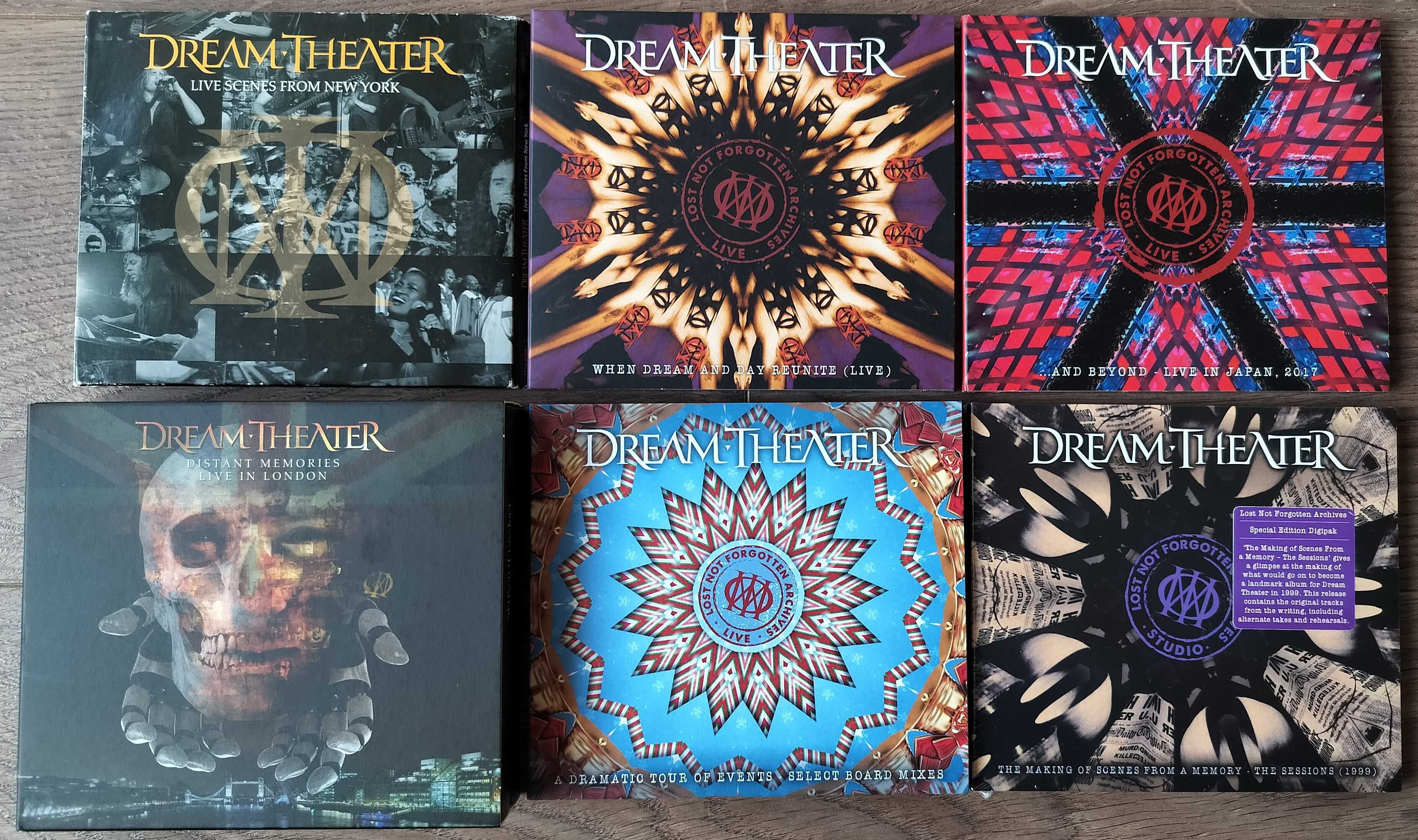 Dream Theater - Box Set concert Blu-ray + colectie Digipak Live