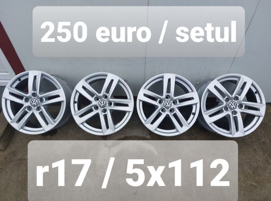 Set jante aluminiu r17/ Vw Audi Skoda Seat Mercedes/ 5x112