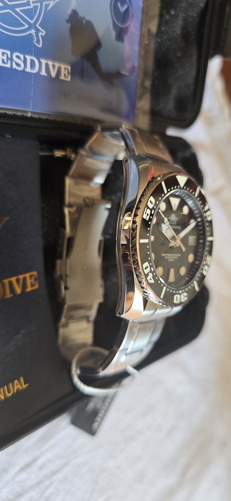 Seiko diver 200 m nh35a super lume bgw9 /tuna/homage Addiesdive