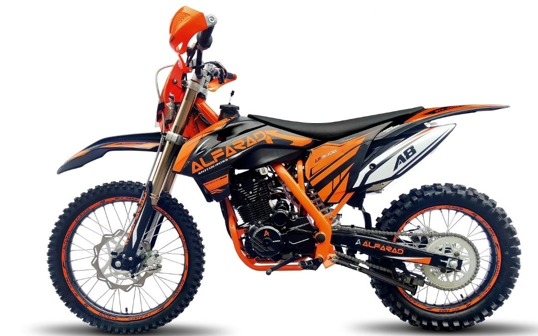 Cross Dirt Bike Enduro Alfarad A8 de 300cc 22/18 inch