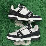 Sneakers |Trainer Louis| Vuitton Black&White Edition