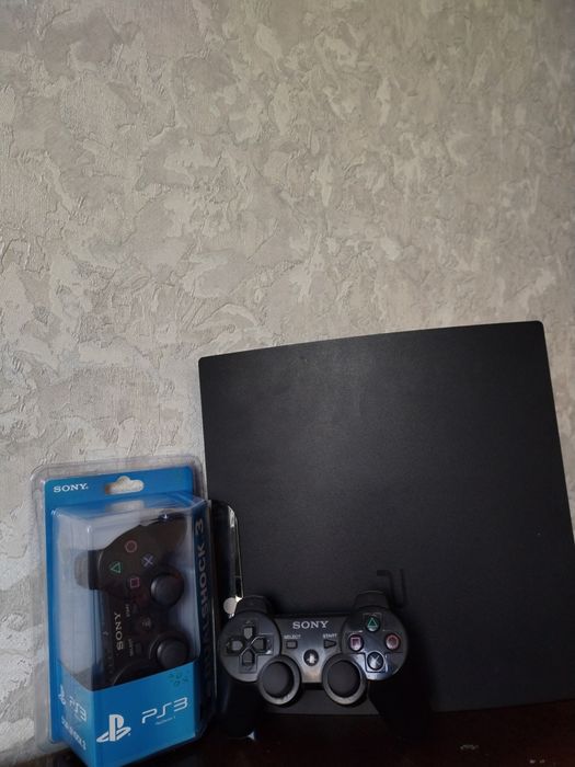 Ps3  slim 360gb PLOMBAli, 10+ uyinlar 2 ta  joystick