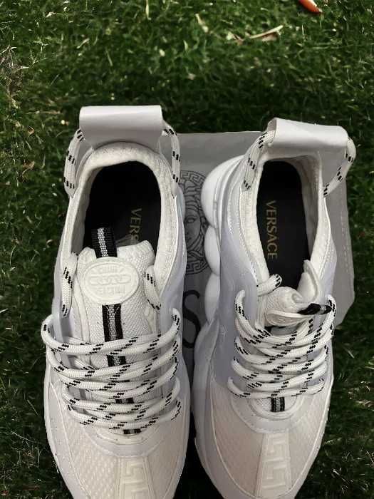 Adidasi Versace Chain White / Adidasi Universali Noi