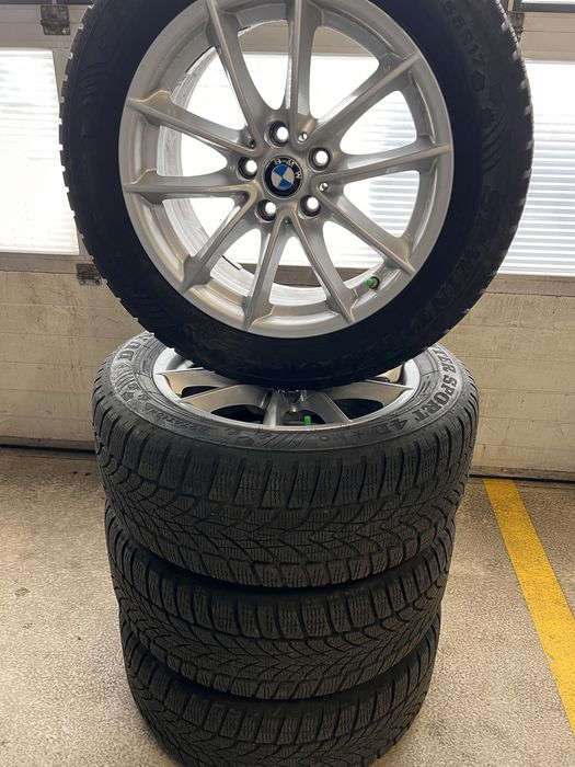Roti bmw G30 de iarna 225 55 17 Dunlop cu senzori original