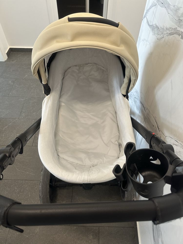 Детска количка 3в1 Dada Paradiso MAX 500 ALMOND MILK