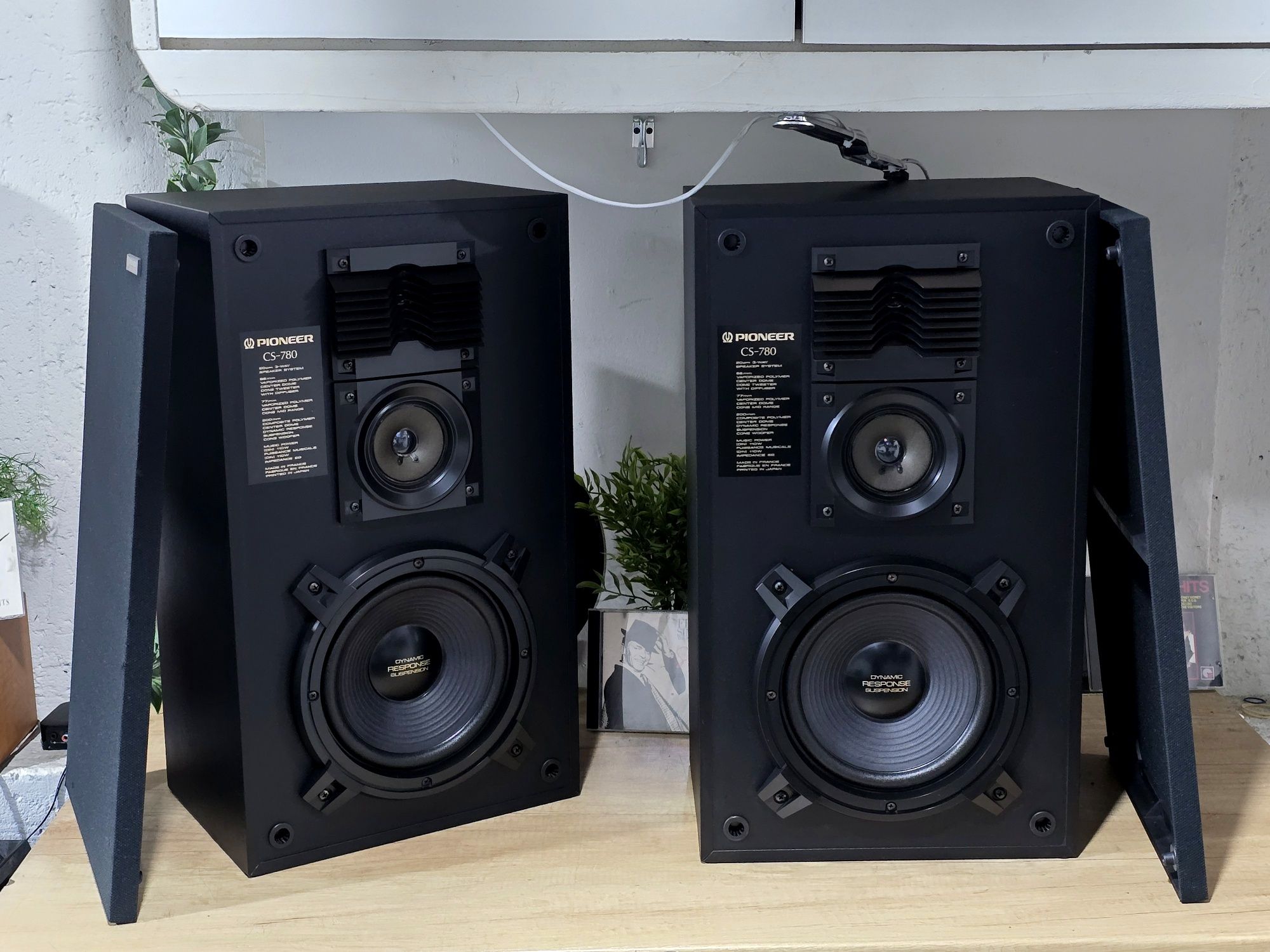 Boxe PIONEER CS-780, hi-fi audio retro , 3 cai, bass 20 cm,110w, 8ohm