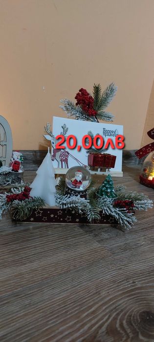 Коледн свещници и декораци