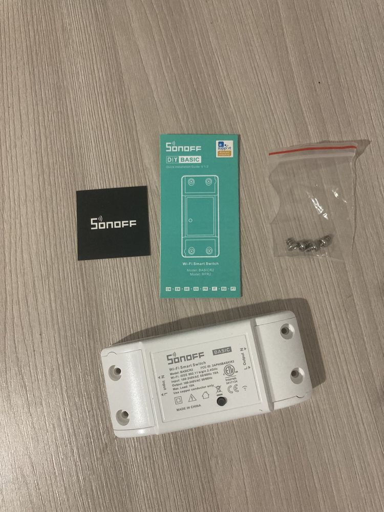 Sonoff Basic R2 Wi-Fi Smart Switch (есть 20 штук)