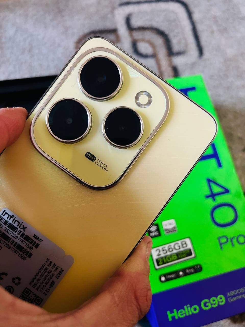 INFINIX HOT 40 PRO  kafolati Bilan!