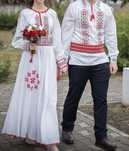 Set rochie si ie bărbați tradiționale