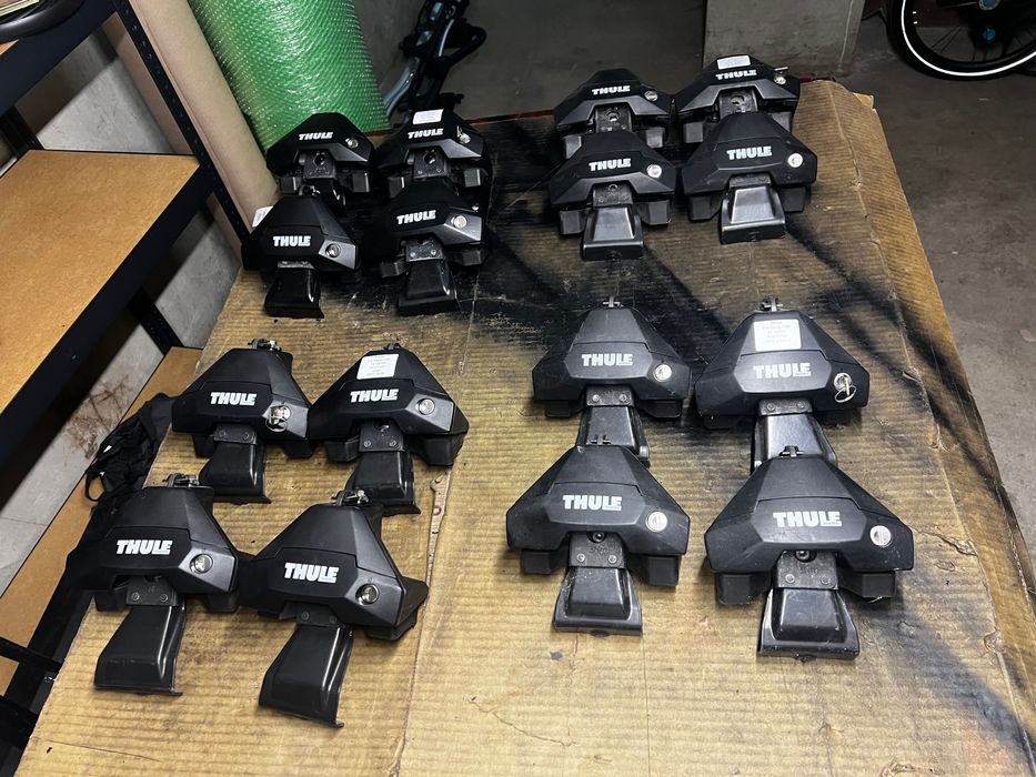 4 perechi Thule Evo Clamp 7105 picioare de prindere