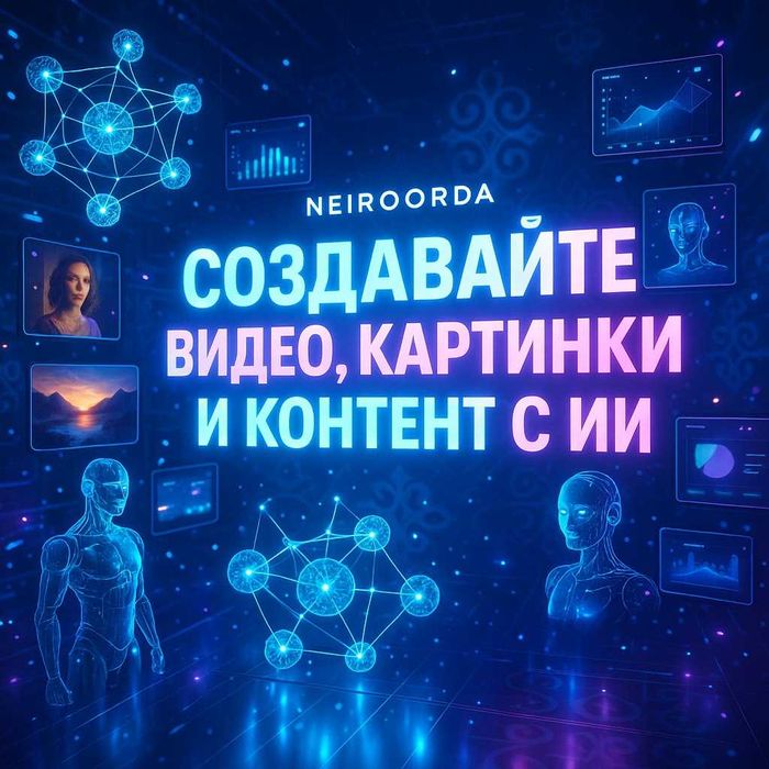 Обучение ИИ в Алматы —создавайте контент, видео, ботов и автоматизацию