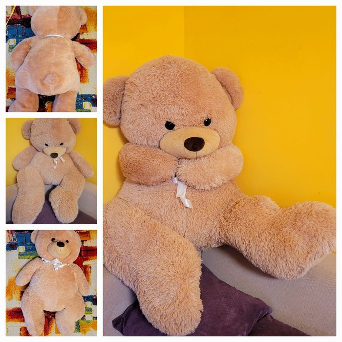 Urs Plus Gigant 130cm Super Pufos și Moale