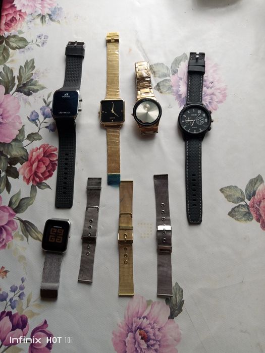 Железные ремешки и браслеты  на часы.