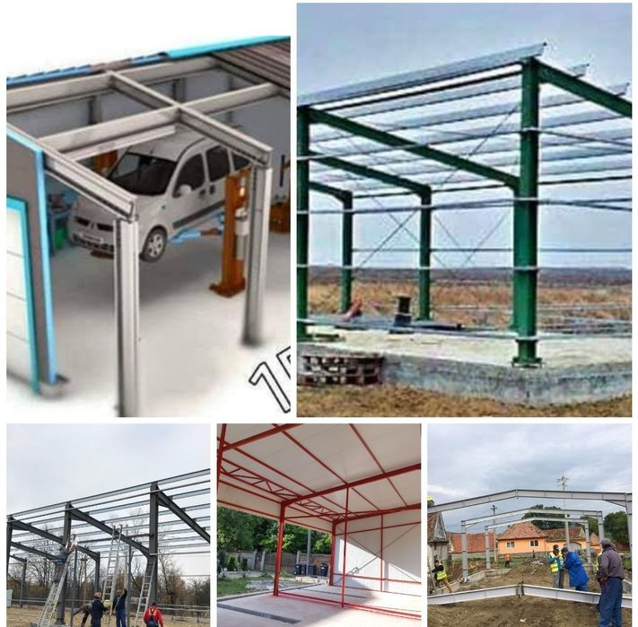 Vand hala structura metalica