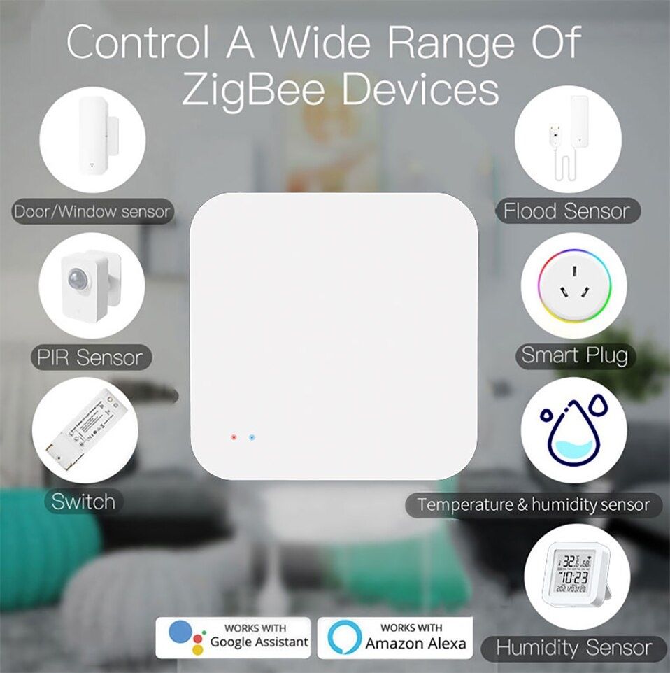 Tuya Smart WiFi Zigbee hub 3.0 - мултирежимен шлюз за автоматизация