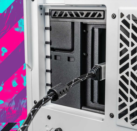 Tоповый райзер комплект Cooler Master Vertical GPU Holder Kit V3 White