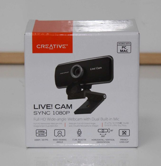 Web камера CREATIVE LIVE! CAM sync 1080P