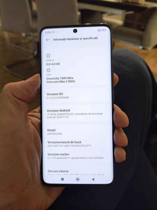 Poco x7, 8 gb RAM, 256 gb memorie
