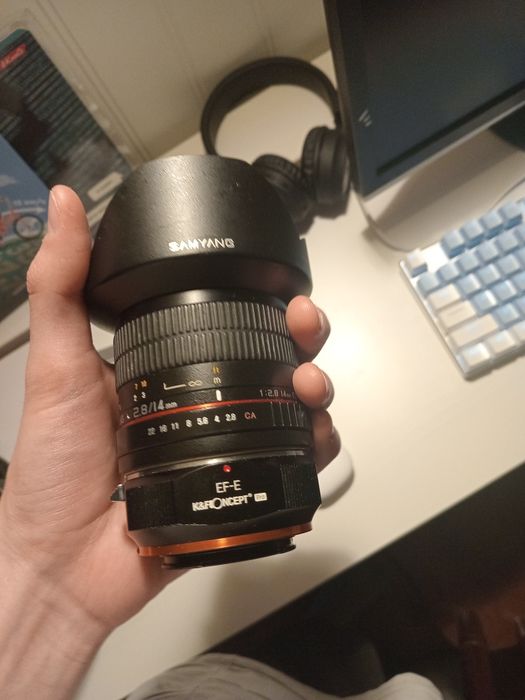 Samyang 14mm f2.8 объектив canon ef