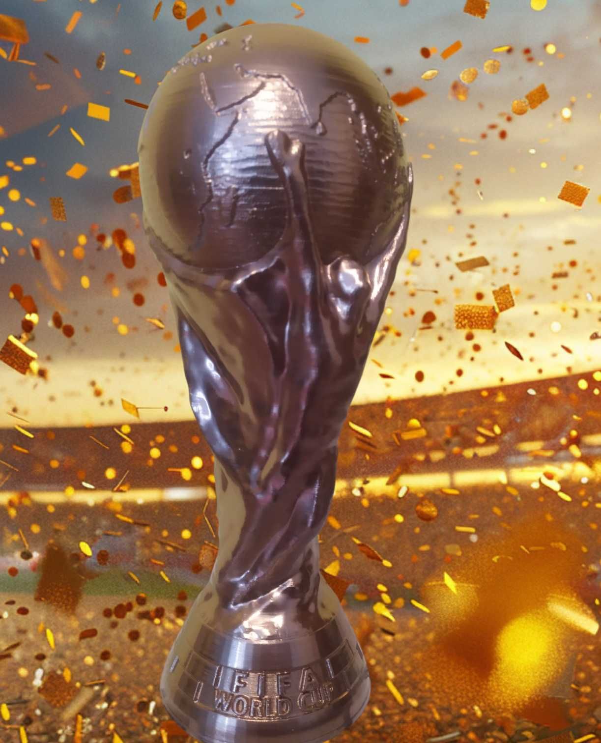 Макет на Купата на Световното по футбол - символ на великата игра! FWC