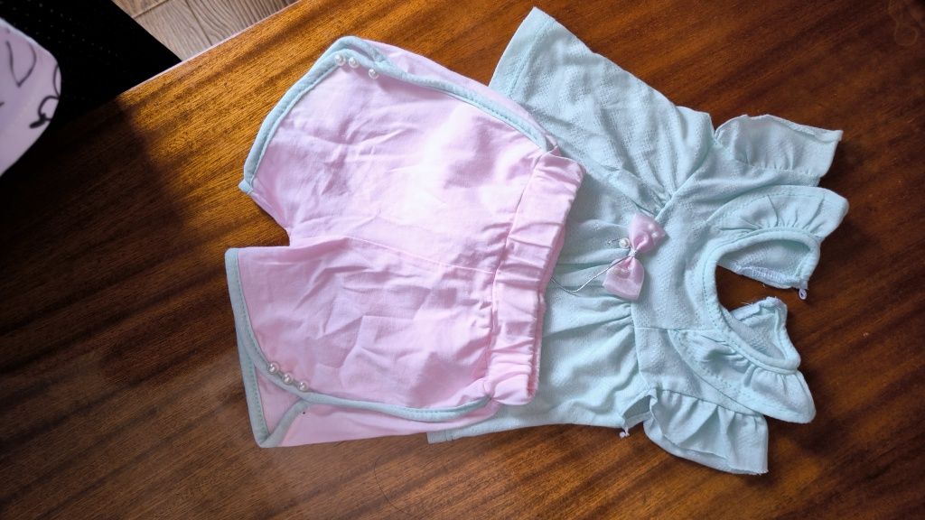 Одежда для новорождённых для девочки. Детская одежда. Слипы для девочк
