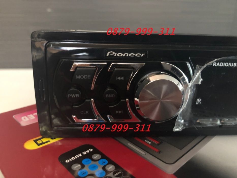 Pioneer музика за кола fm radio USB MP3 касетофон авторадио bluetooth