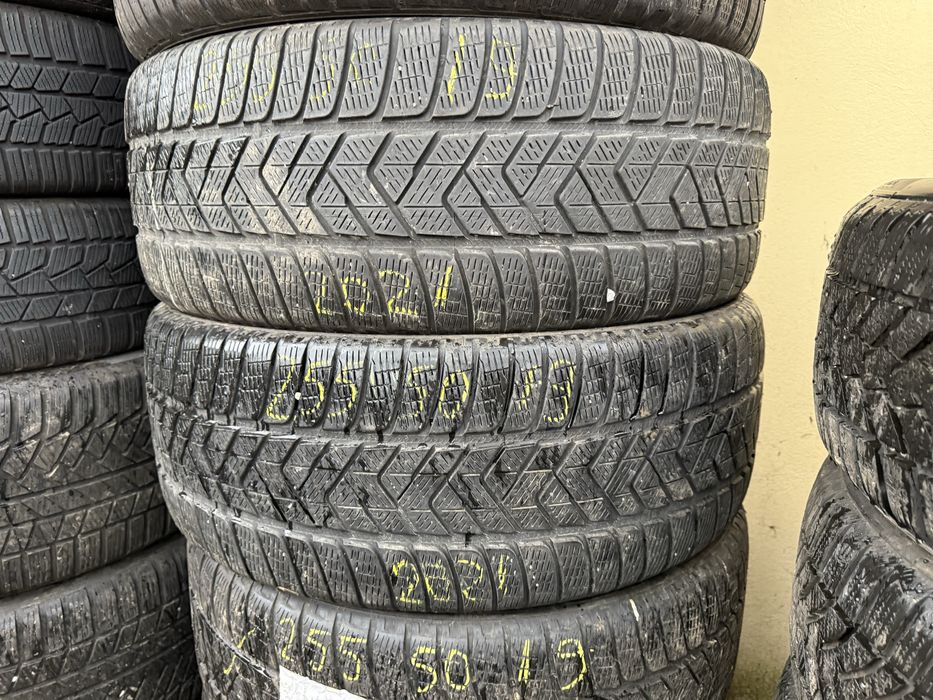 255/50/19SetPIRELLI-CONTINENTAL dot 2021-2024.anv M+S IarnăImpecabile.