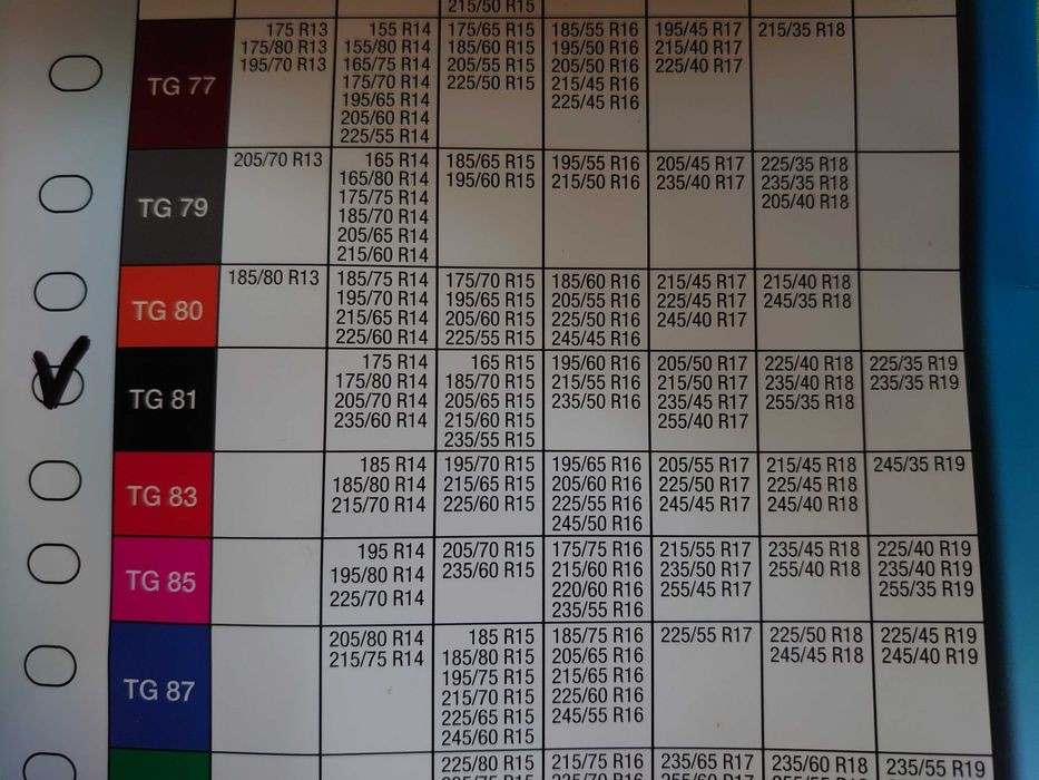 Текстилни вериги за сняг,(чорапи за сняг)TG79 / TG81