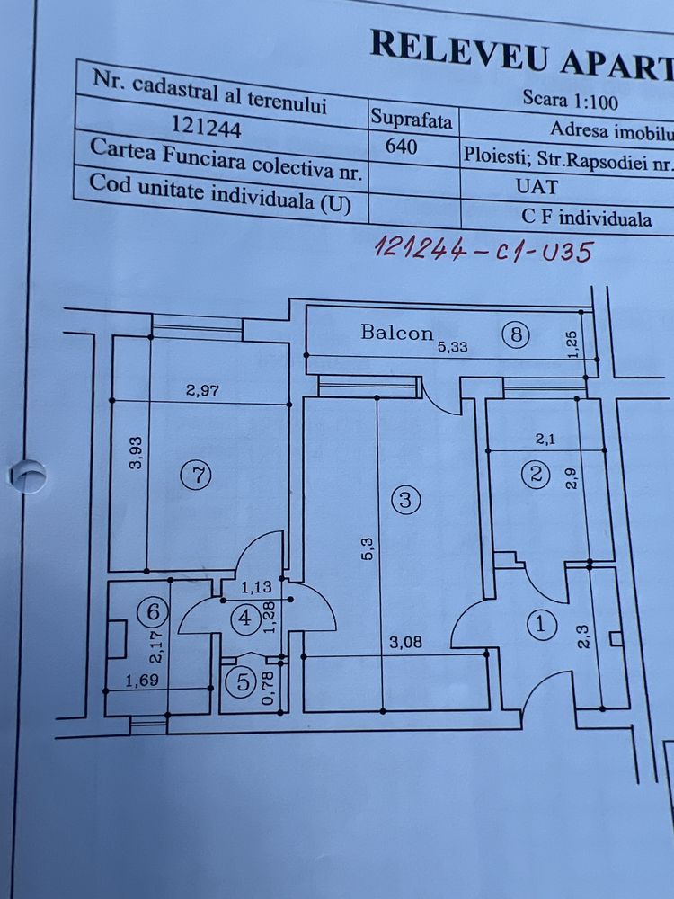 Apartament 2 camere zona Nord str Rapsodiei