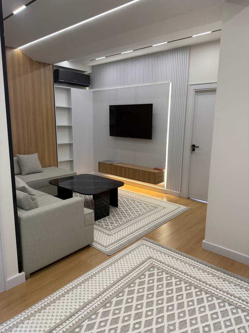 ЖК Parkent Plaza. 3 комнатная 75м2 Евро ремонт ор-р Ул Паркент`