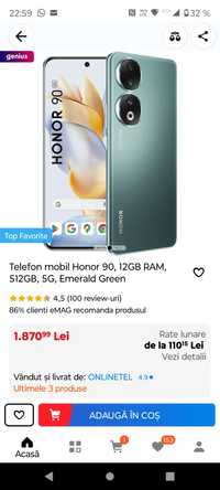 Telefon Honor 90 , 12GB Ram