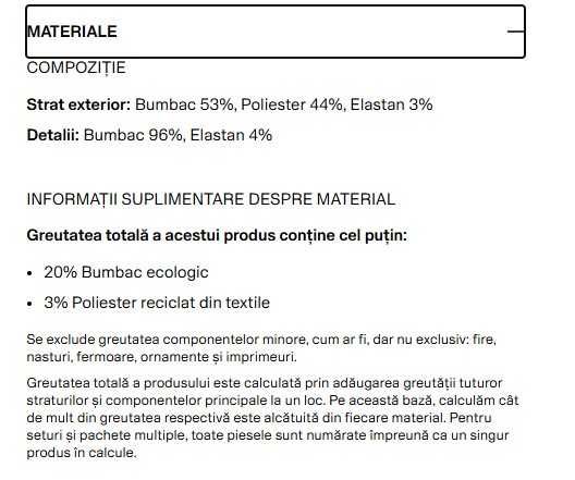 Vand pantaloni eleganti la dunga gravide