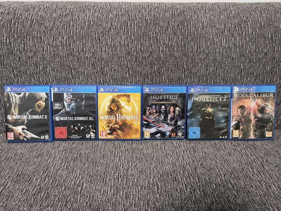 Mortal Kombat X, XL,11 , Injustice 1 & 2,Soulcalibur 6 PS4