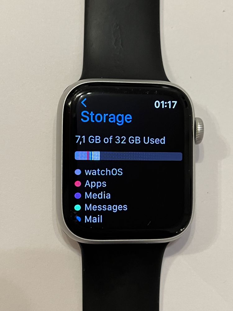 Ceas Apple Watch SE V2 44mm 100% bateria ; Silver